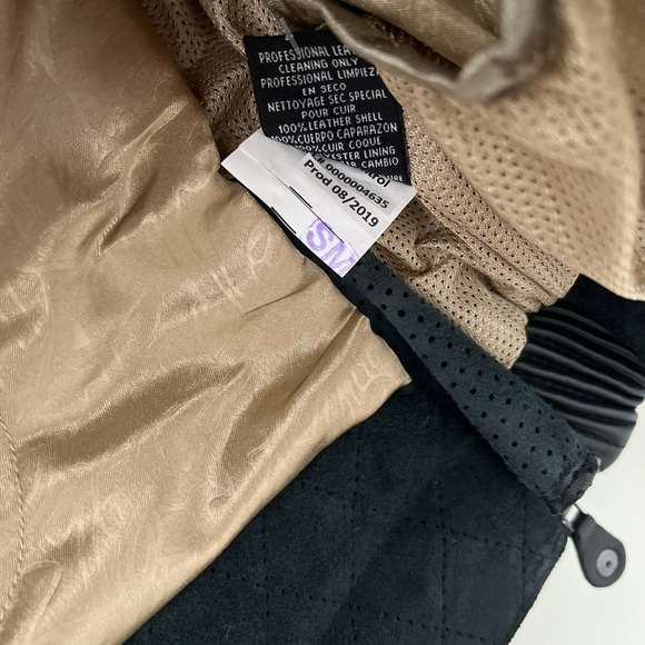 Roland Sands Riot Black Leather Motorcycle Jacket Womens Small - Picture 5 of 6